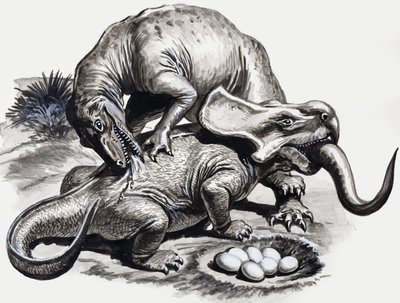 A dinoszauruszok napjaiban: Felfedezés a sivatagban alkotó: English School