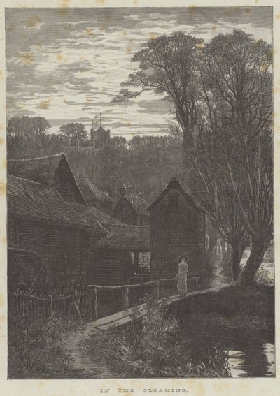 In the Gloaming (metszet) alkotó: English School