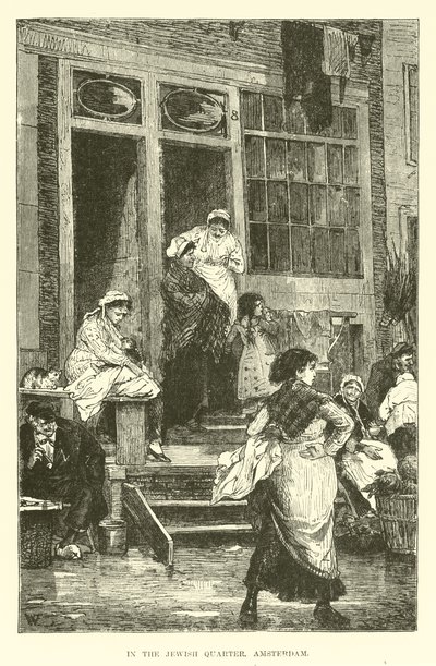 A zsidó negyedben, Amszterdamban alkotó: English School