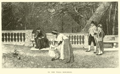 In der Villa Borghese von English School