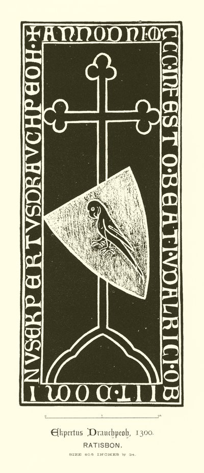 Bekarcolt födém (gravírozás) alkotó: English School