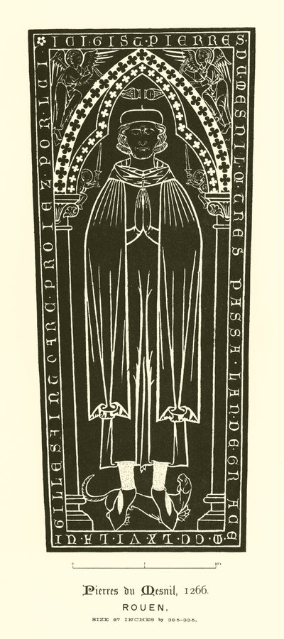 Metszett tábla (vésés) alkotó: English School