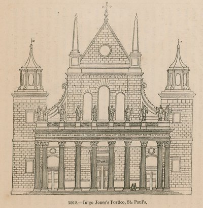 Inigo Jones Portico, Szent Pál katedrális, London alkotó: English School