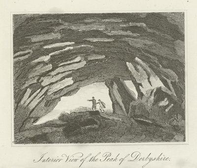 Belső kilátás a Derbyshire csúcsára alkotó: English School