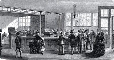 A gyermekbank belseje alkotó: English School