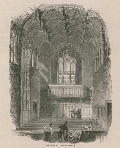 A Crosby Hall belseje alkotó: English School