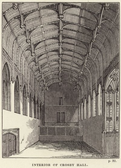 A Chelsea-i Crosby Hall belseje alkotó: English School