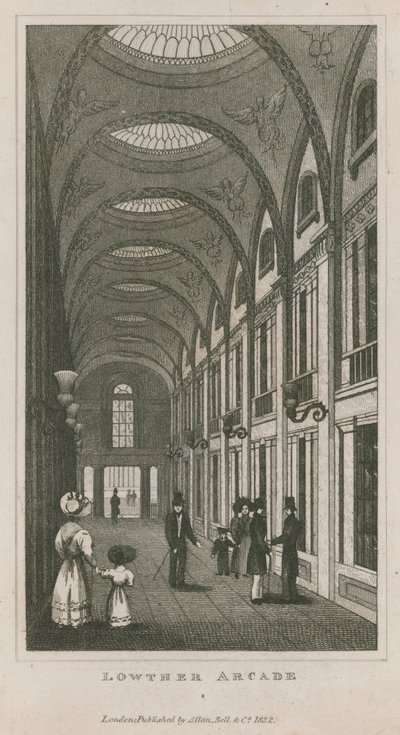 Lowther Arcade belseje alkotó: English School