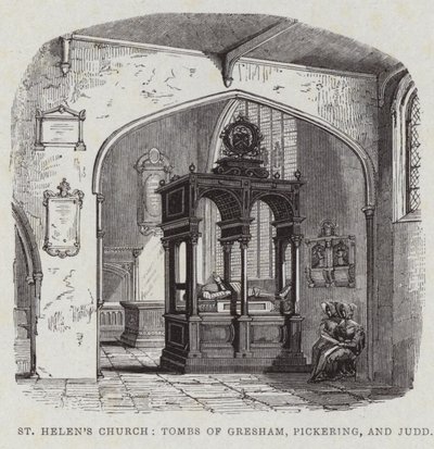 A St Helens Bishopsgate belseje alkotó: English School