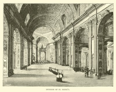 Szent Péter belseje alkotó: English School