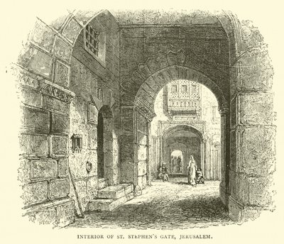 A Szent István-kapu belseje, Jeruzsálem alkotó: English School