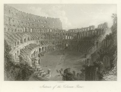 A Colosseum belseje, Róma alkotó: English School