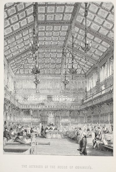 Az alsóház belseje alkotó: English School