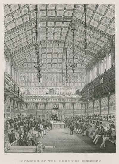 Az alsóház belseje alkotó: English School