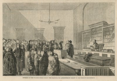 A Temzei Rendőrbíróság belseje alkotó: English School