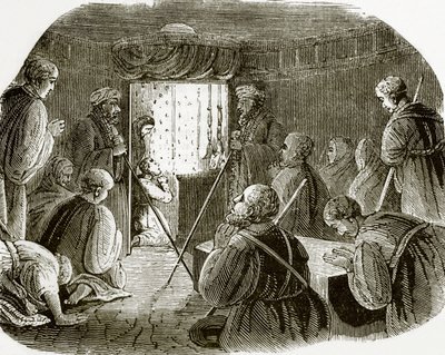 A szent sír belseje alkotó: English School