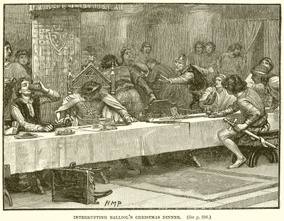 Balliols karácsonyi vacsorájának megszakítása alkotó: English School