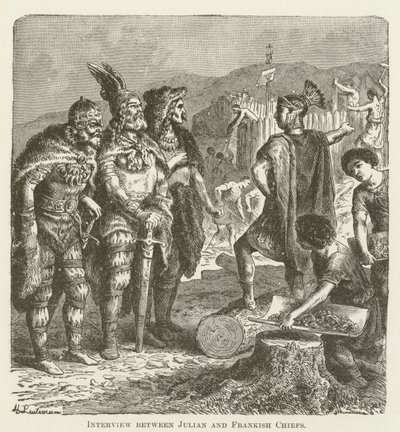 Interjú Julianus és a frank főnökök között alkotó: English School