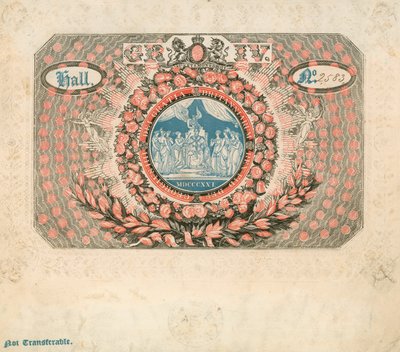 Meghívó IV. György 1821-es koronázására alkotó: English School