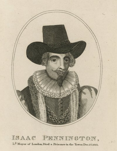 Isaac Pennington, London főpolgármestere alkotó: English School