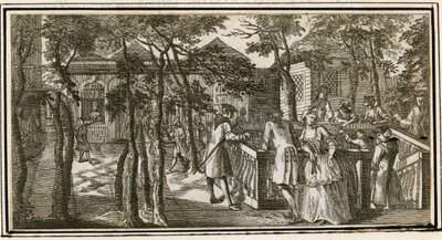 Islington Spa, korábban New Tunbridge Wells, 1735 alkotó: English School