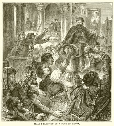 Olaszország: Dózsaválasztás Genovában alkotó: English School