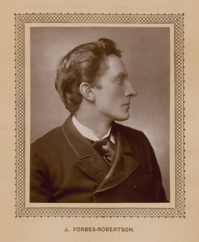J Forbes-Robertson, egy speciálisan a Theater számára készült fényképről alkotó: English School
