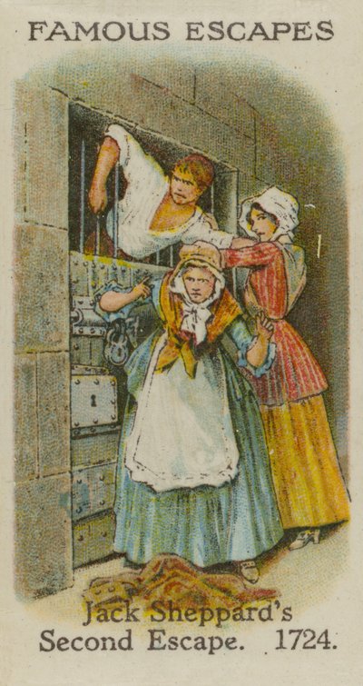 Jack Sheppards második szökése, 1724 alkotó: English School