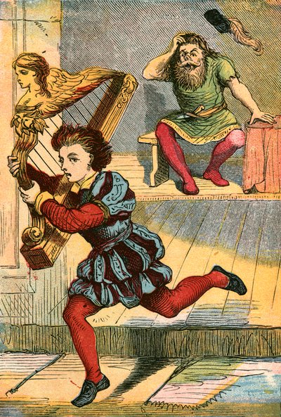Jack átveszi a beszélő hárfát alkotó: English School