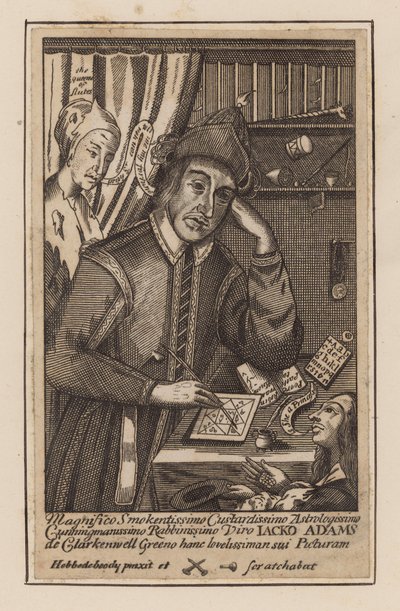Jacko Adams, a londoni Clerkenwell Green asztrológusa alkotó: English School