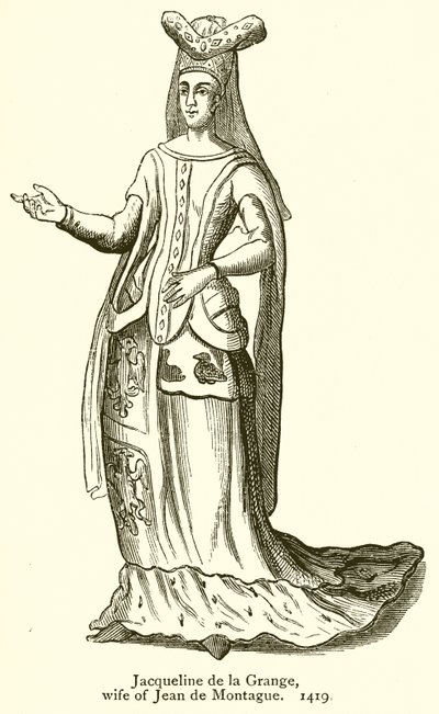 Jacqueline de la Grange, Jean de Montague felesége. 1419 alkotó: English School