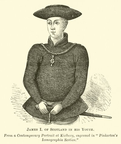 Skócia I. James ifjúkorában alkotó: English School