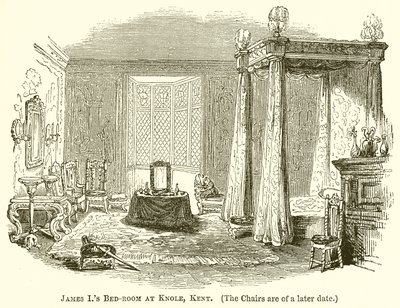 James hálószoba Knole-ban, Kentben alkotó: English School
