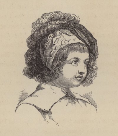 James, Lord Beauclerk, II. Károly király második fia és Nell Gwyn (metszet) alkotó: English School