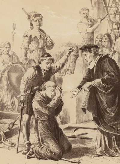 James Thompson, "Hosszú ideig imádkozott" (litográfia) alkotó: English School