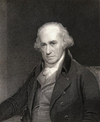 James Watt (1736-1819) a Gallery of Portraits-ből, 1833-ban jelent meg alkotó: English School