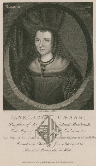 Jane, Lady Caesar, Sir Edward Barkham lánya alkotó: English School