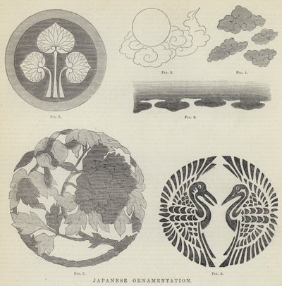 Japán ornamentika (metszet) alkotó: English School