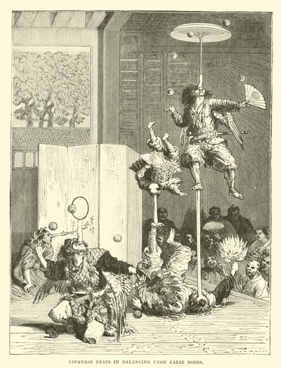 Japán bravúrok a hamis orrokon való egyensúlyozásban alkotó: English School