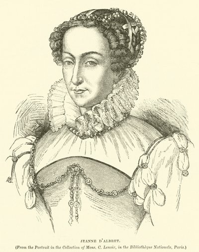 Joan of Albret (metszet) alkotó: English School