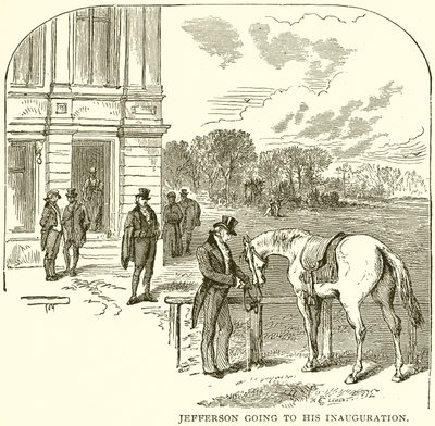 Jefferson a beiktatására megy alkotó: English School