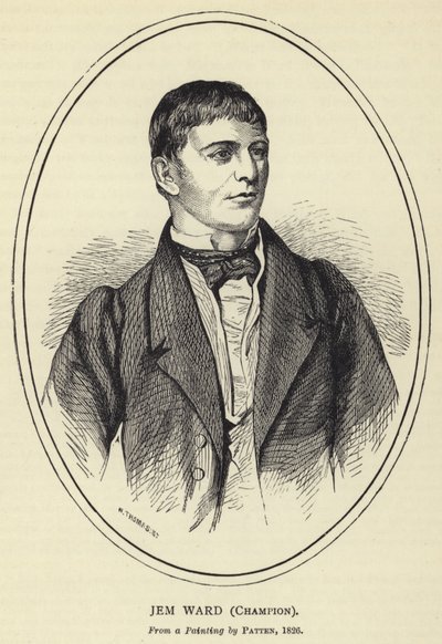 Jem Ward, bajnok, Patten festményéből, 1826 alkotó: English School