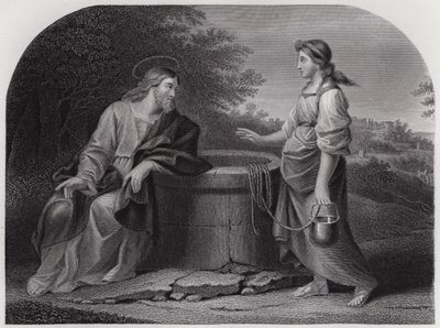 Jézus és a szamaritánus alkotó: English School