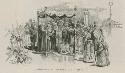 Zsidó esküvő - a Chuppah alatt alkotó: English School