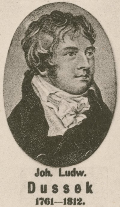 Johann Ludwig Dussek (mélynyomás) alkotó: English School