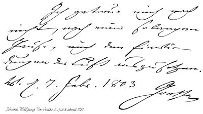 Johann Wolfgang von Goethe, szül. 1749, 1797 körül alkotó: English School