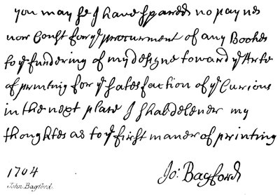 John Bagford alkotó: English School