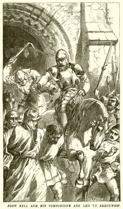 John Ball és társai kivégzésre kerülnek alkotó: English School