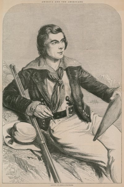 John Banvard, az amerikai utazó (metszet) alkotó: English School