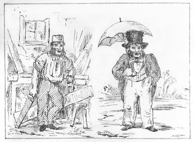 John Dobbs Angliában és Indiában a Delhi Sketchbookból alkotó: English School